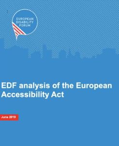 EDF analysis of the European Accessibility Act