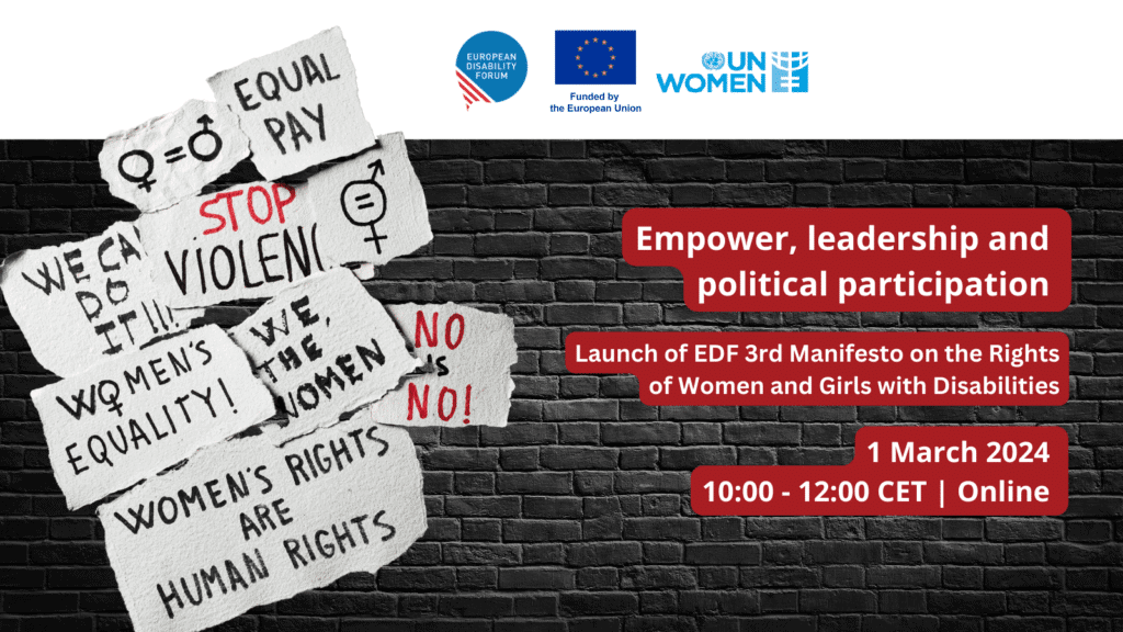 EDF Launch their Third Manifesto on the Rights of Women and Girls with ...